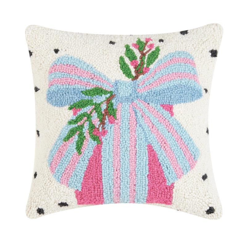 Wayfair Spotted Holiday Present Hook Pillow