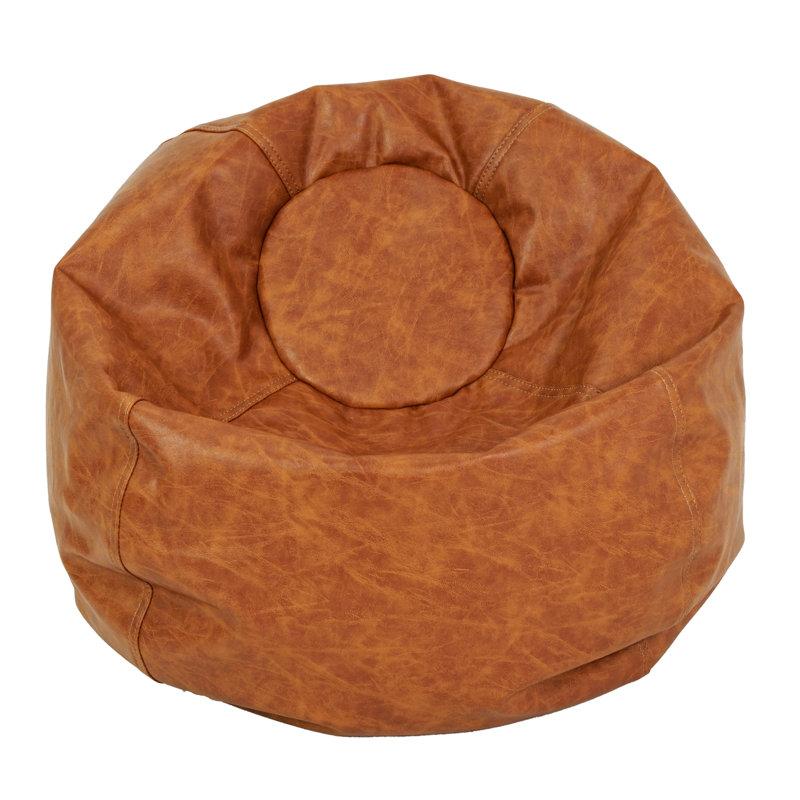 Wayfair Standard Faux Leather Classic Bean Bag