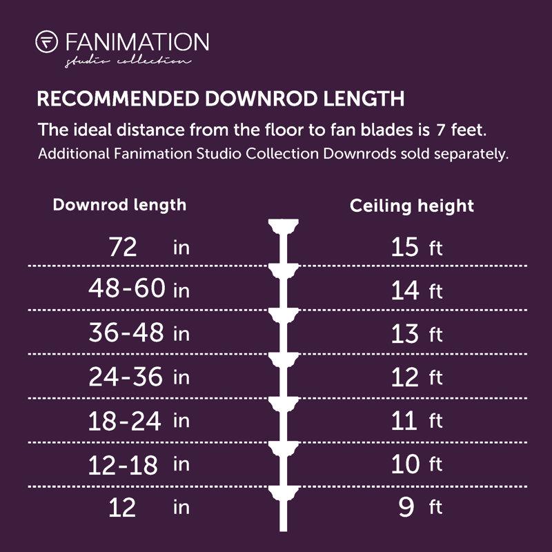Wayfair Threaded Ceiling Fan Downrod
