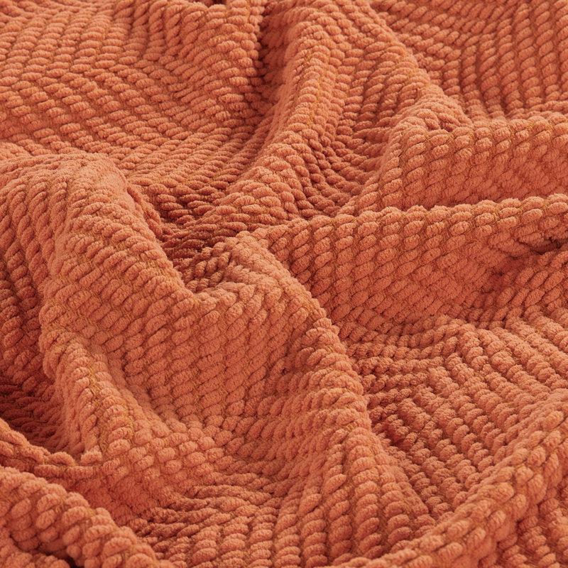Wayfair Tweed Knitted Throw Blanket