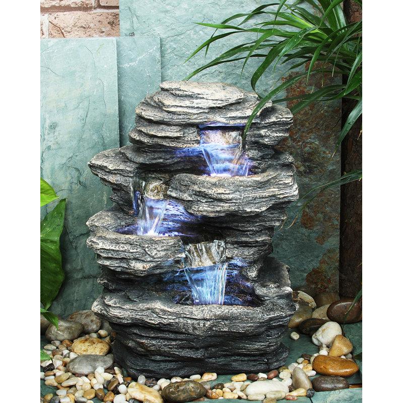 Wayfair Weather Resistant Fountain with Light