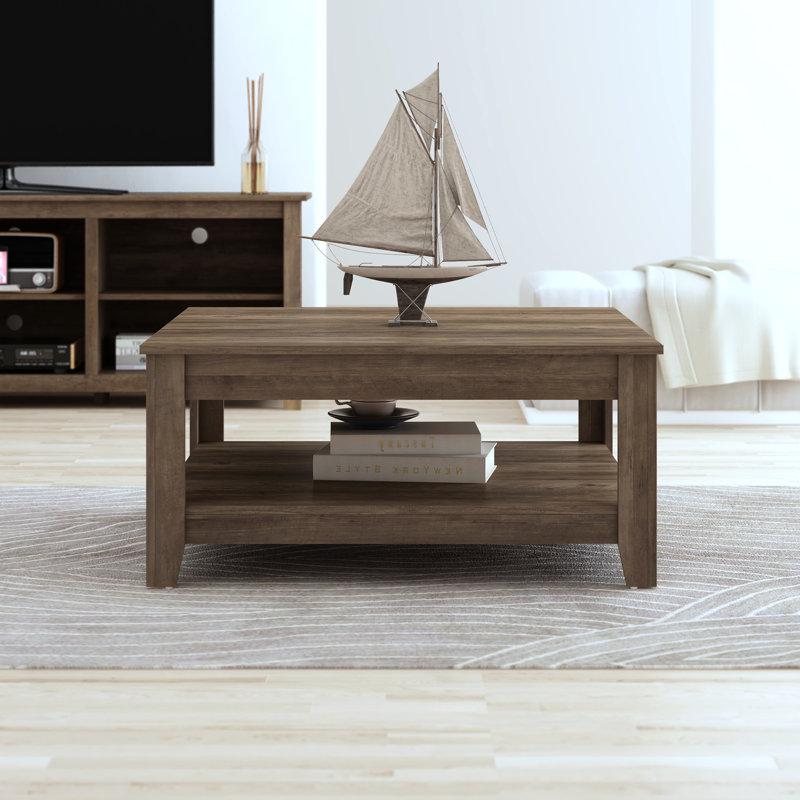 Wayfair Weddel Basilico Coffee Table With Storage