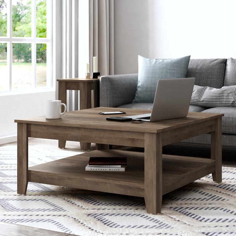 Wayfair Weddel Basilico Coffee Table with Storage