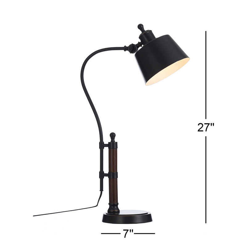 Wayfair Wheatley 27" Russet Bronze Desk Lamp