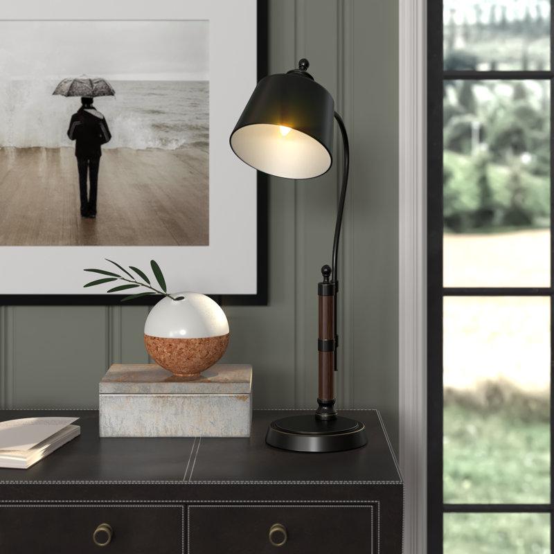 Wayfair Wheatley 27" Russet Bronze Desk Lamp