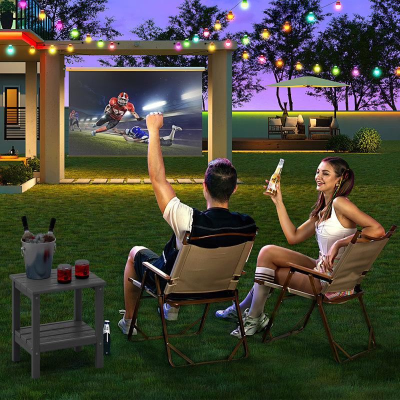 Wayfair Wolak Double-Tier Patio Table Side Table