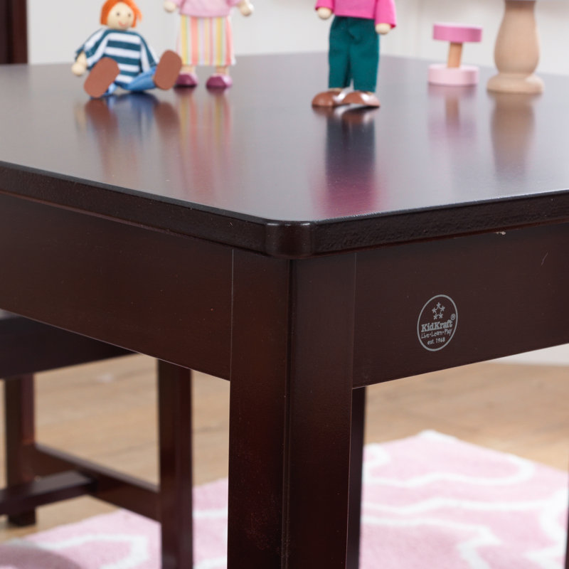 Wayfair Wooden Farmhouse Table & 4 Chair Set