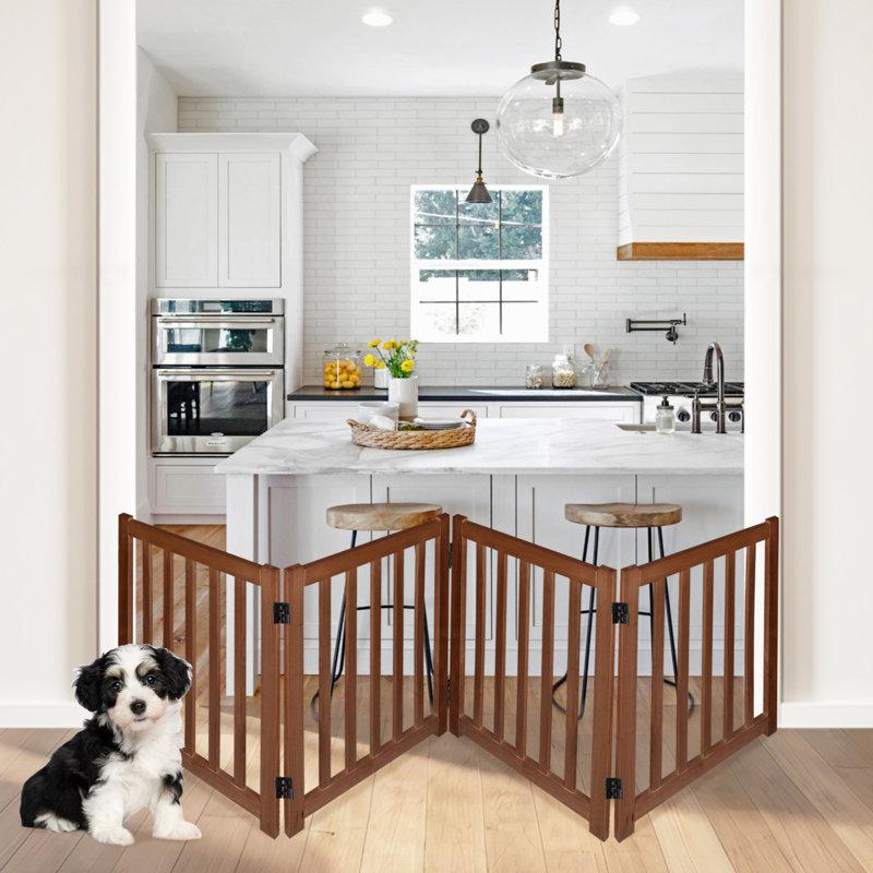 Wayfair Wooden Free Standing Pet Gate