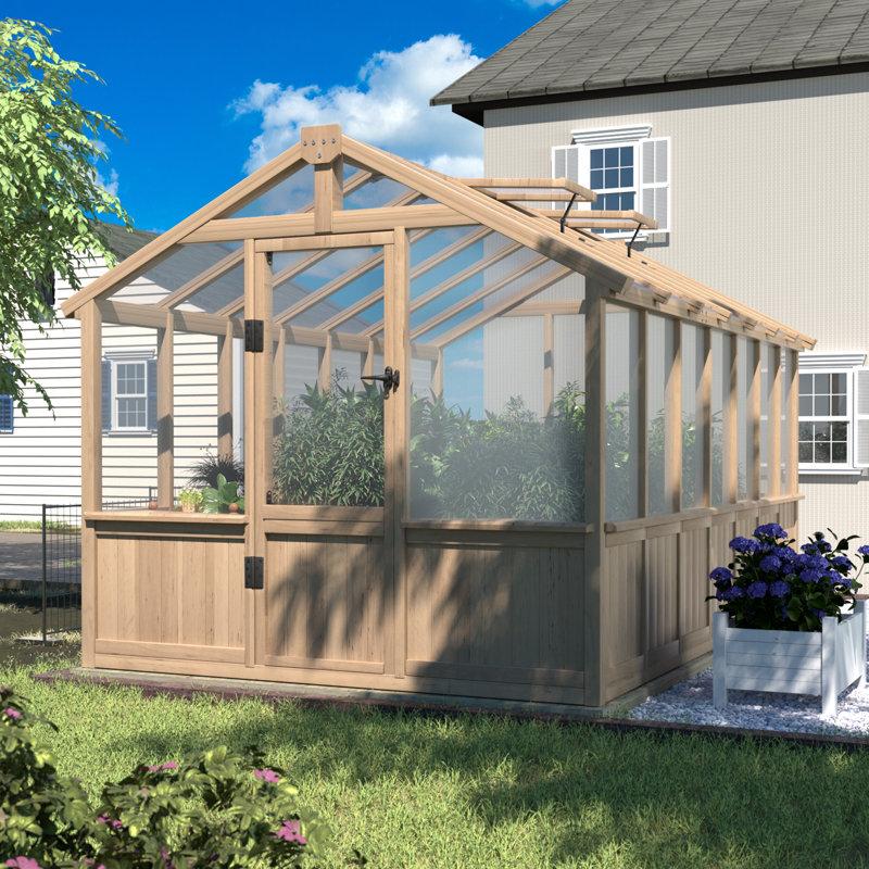 Wayfair Wooden Polycarbonate Greenhouse