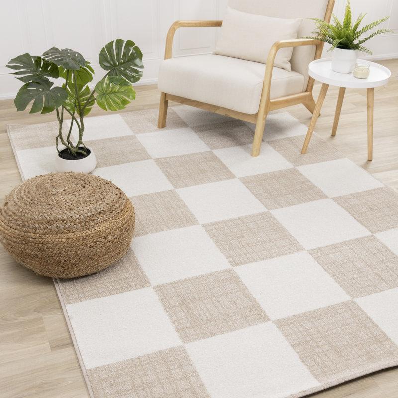 Wayfair Wum Collection Cream/Beige Area Rug
