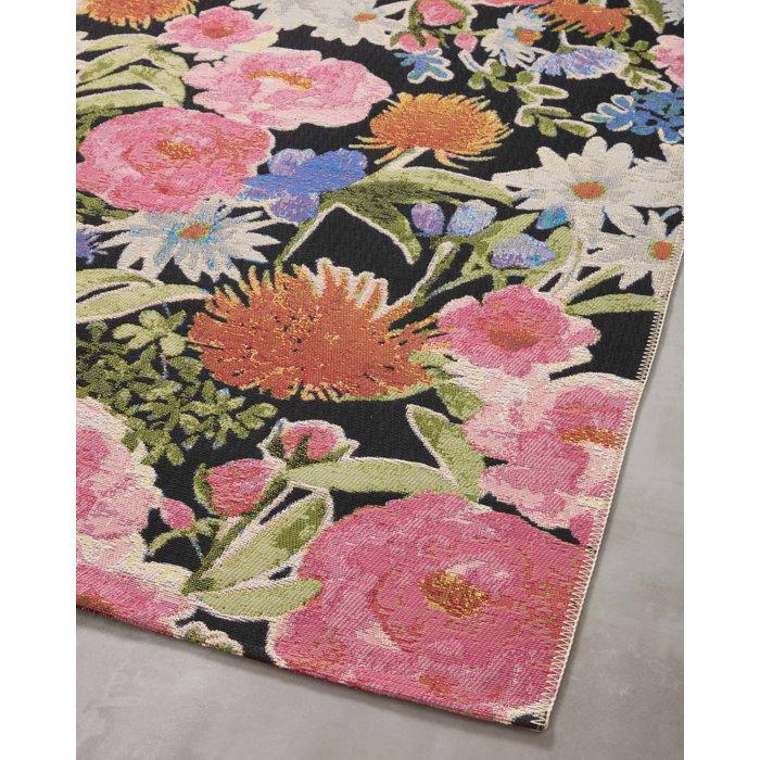 Wayfair Yakini Floral Indoor / Outdoor Rug