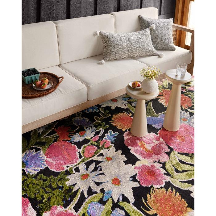 Wayfair Yakini Floral Indoor / Outdoor Rug
