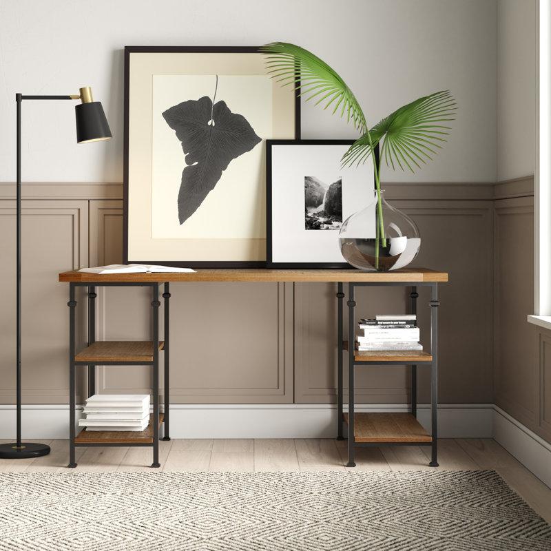 Wayfair Zona Solid Wood Top Executive Desk