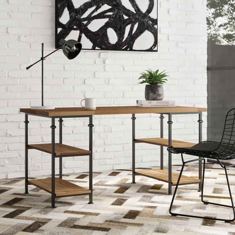 Wayfair Zona Solid Wood Top Executive Desk