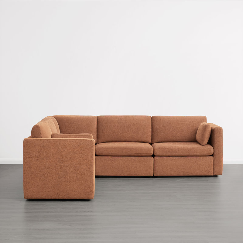 Wayfair Winfree 5-Piece Upholstered Corner Sectional