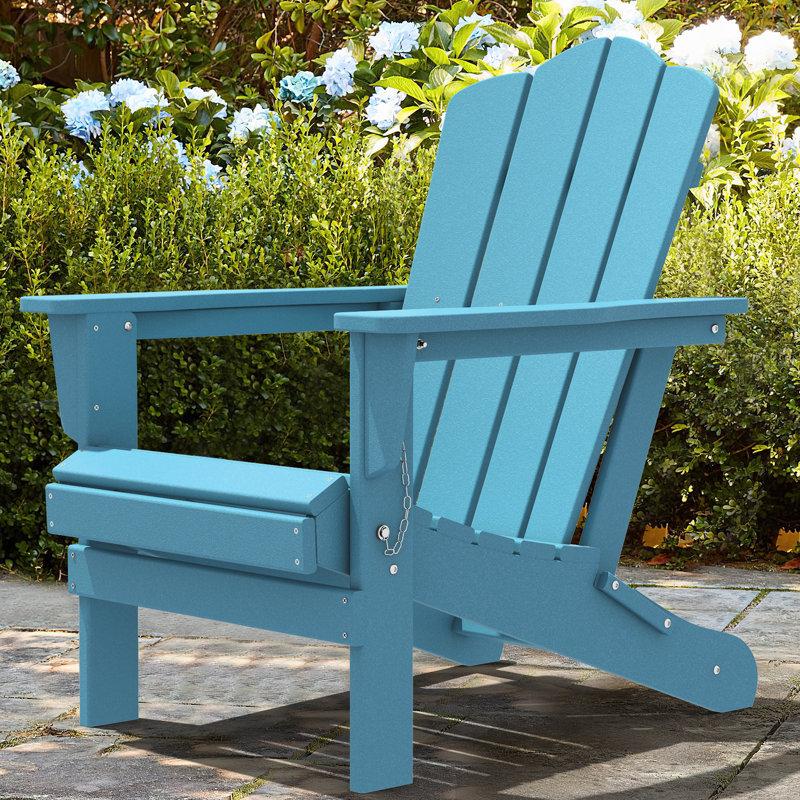 Wayfair Wolak High Density Polyethylene Folding Adirondack Chair