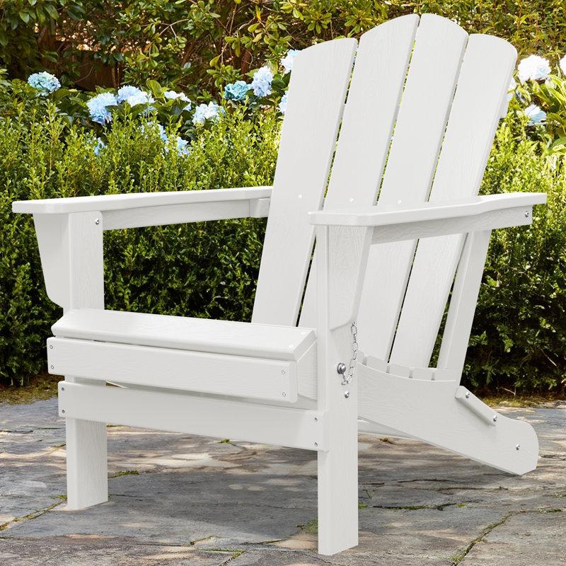 Wayfair Wolak High Density Polyethylene Folding Adirondack Chair