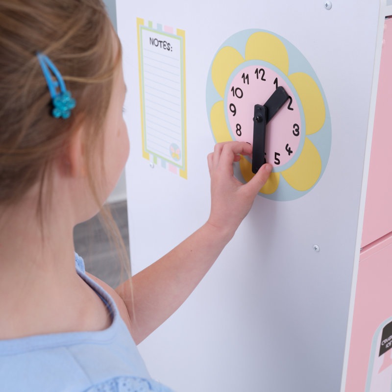 Wayfair Wooden Large Pastel Play Kitchen With Turning Knobs And Play Phone