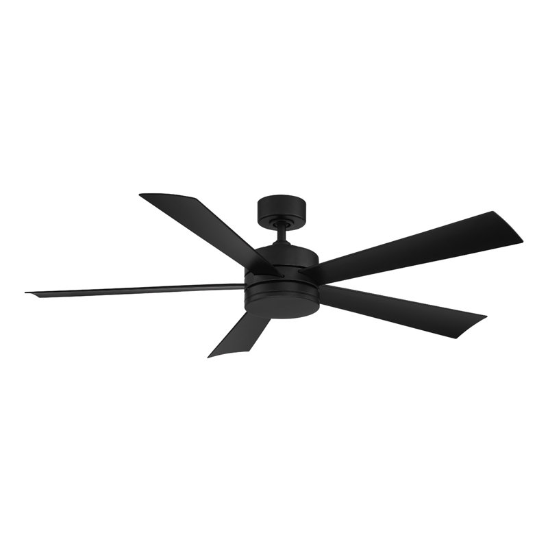 Wayfair Wynd 5-Blade Outdoor/Indoor Smart Ceiling Fan With LED Light Kit Included And Remote Control Included