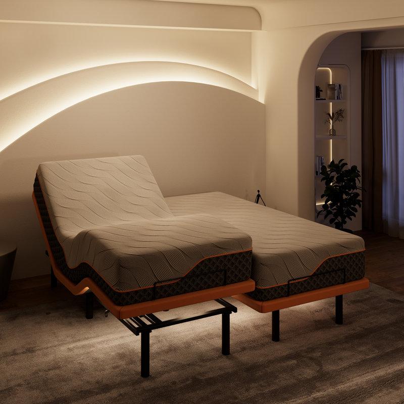 Wayfair Zero Gravity Adjustable Bed With 14" Hybrid Mattress E3000 Series