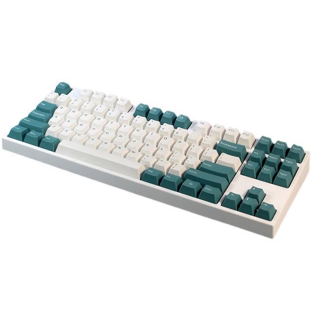 147 Keys Emerald Keycap Set Cherry Profile PBT Two Color Molding Keycaps For Mechanical Keyboards