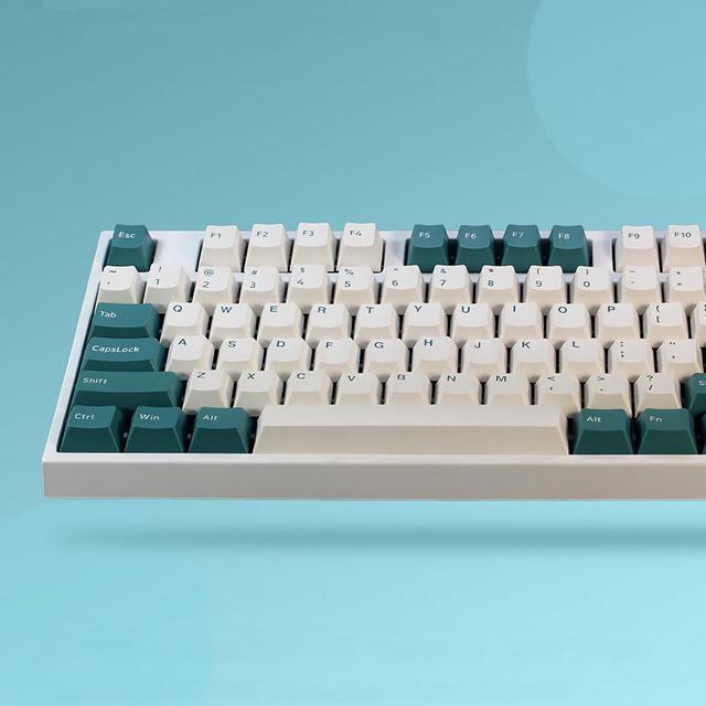 147 Keys Emerald Keycap Set Cherry Profile PBT Two Color Molding Keycaps For Mechanical Keyboards