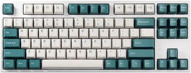 147 Keys Emerald Keycap Set Cherry Profile PBT Two Color Molding Keycaps for Mechanical Keyboards