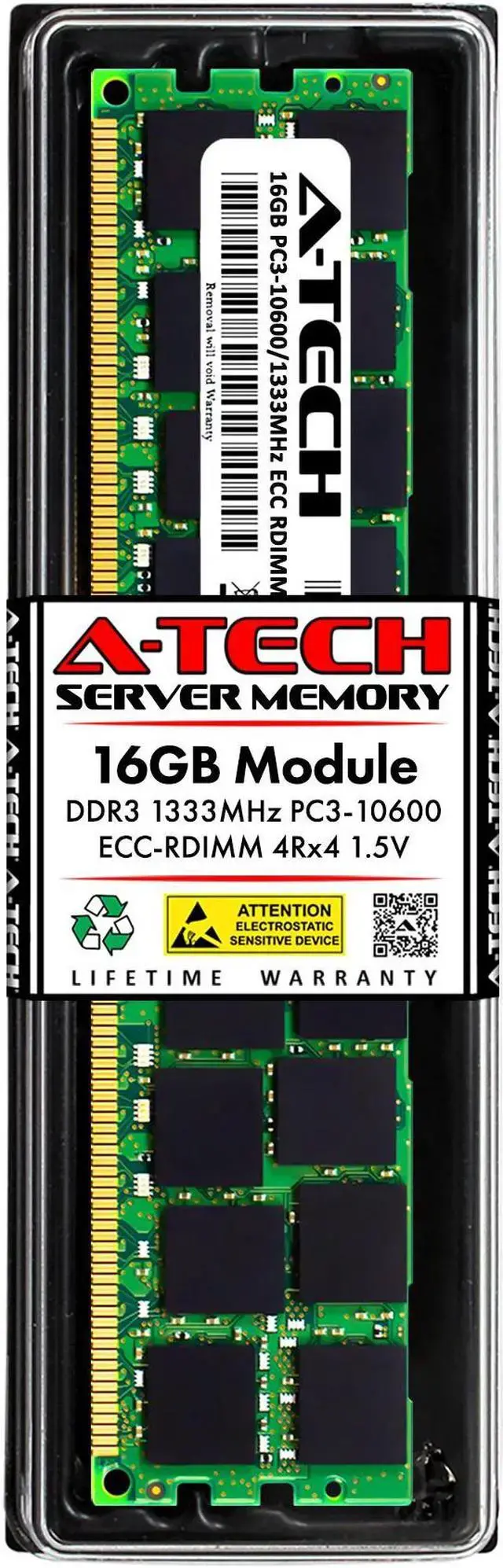 16GB RAM Replacement for Samsung M393B2K70CM0-CH9 M393B2K70DM0-CH9 DDR3 1333MHz PC3-10600 ECC RDIMM 4Rx4 Server Memory