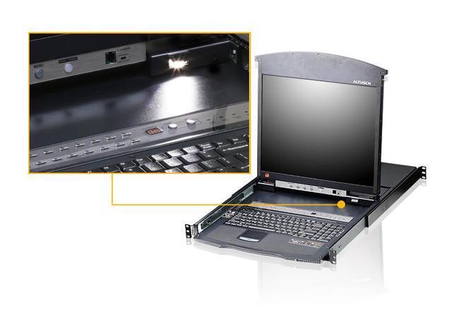 17" 16-Port Cat5 LCD KVM