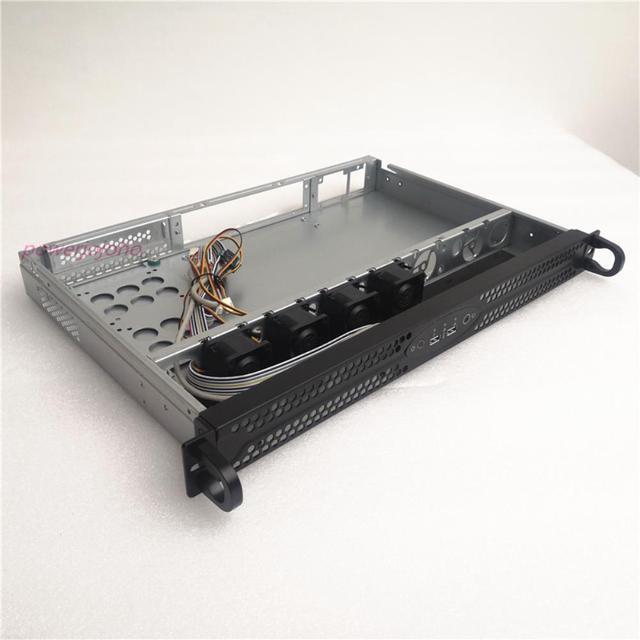 19 Inch Rack-mounted Server Chassis TOP1U300 1U Short Computer Case Support MINI-ITX Motherboard 300MM Depth 1.0MM SGCC