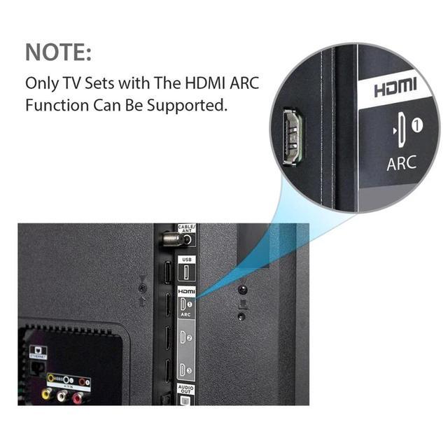 192KHz HDMI ARC Audio Extractor Digital To Analog Audio Converter ARC L/R Coaxial SPDIF 3.5mm Extractor Return Channel For TV