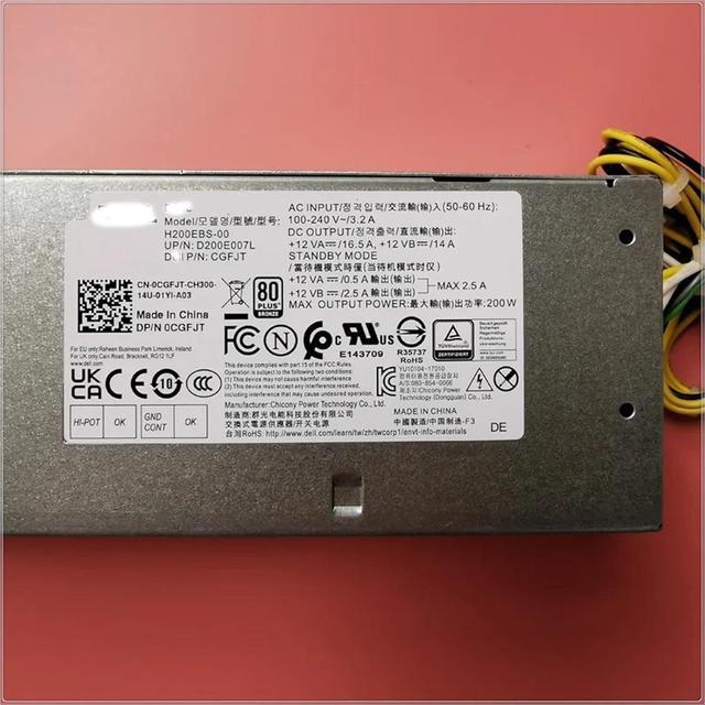 1pc 6+4Pin Power Supply Adapter For 7050 7060 7070 3050 3070 3060 200W PSU 0CGFJT 04FHYW 0WRN7C 0YC76R