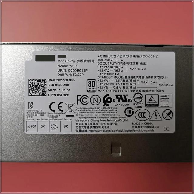 1pc Power Supply Adapter For 3080 5080 7080 5090 7090 SFF 200W PSU 6Pin + 4Pin + 4Pin H200EBS-01 L200EBS-01 H200EPS-01