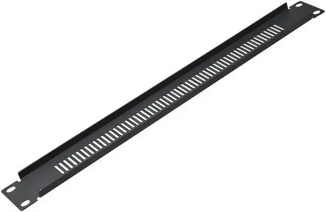 1U Blank Rack Mount Panel Spacer with Venting for 19-Inch Server Network Rack Enclosure or Cabinet