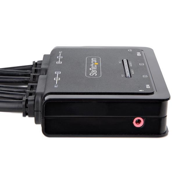 2-PORT COMPACT 4K KVM SWITCH