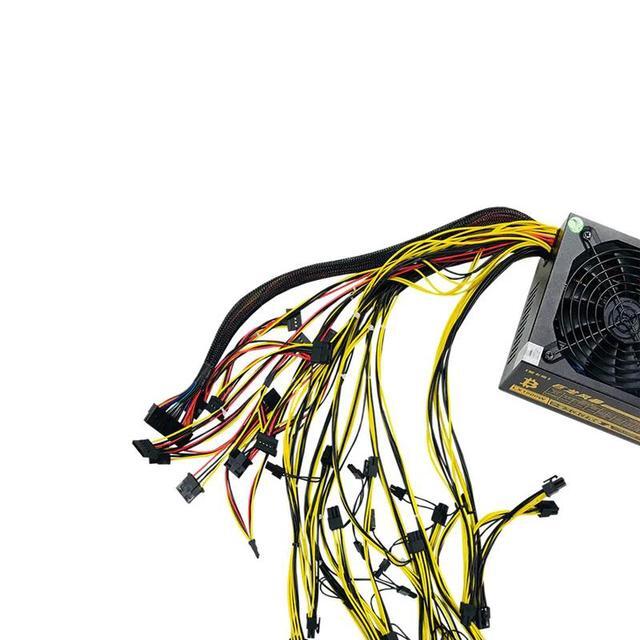 2000W PSU Bitmain Dragon Storm LX2000W Multiple Channel Server Power Supply 16*(6+2Pin) For GPU Mining Rig