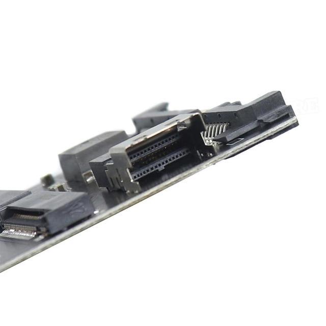 22Pin SATA Adapter SFF-8654 To M.2 U2 Kit NGFF M-Key To Slimline SAS NVME PCIe SSD SATA SSD Adapter For Mainboard