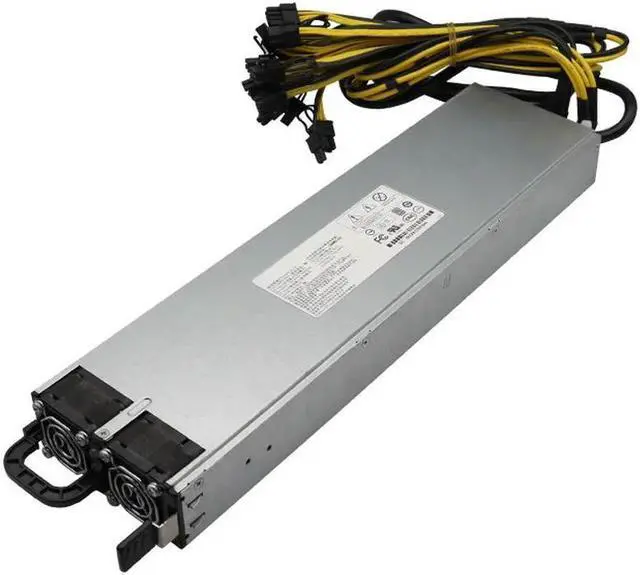 2500W Server 80 Plus Platinum Mining Power Supply 10x6Pin ETH Rig Ethereum Miner S9 S7 L3+ Low Power
