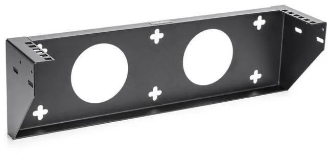 2U 19in Steel Vertical Wall Mount Rack Bracket