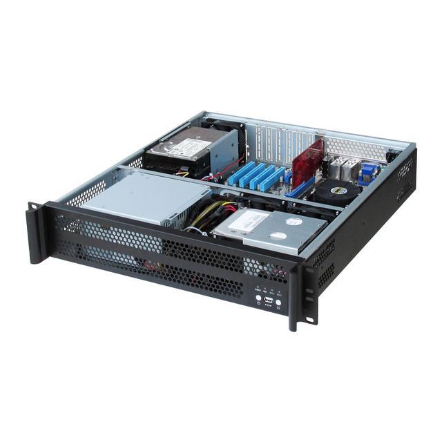 2U Server Chassis / 12 "× 10.5" And Below Motherboards Can Be Installed / Application Storage Security Internet Of Things And Various Application Servers
