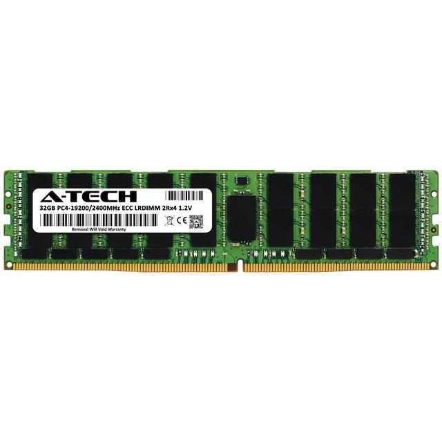 32GB RAM Replacement For Hynix HMA84GL7AFR4N-UH HMA84GL7MFR4N-UH DDR4 2400MHz PC4-19200 ECC LRDIMM 2Rx4 Server Memory