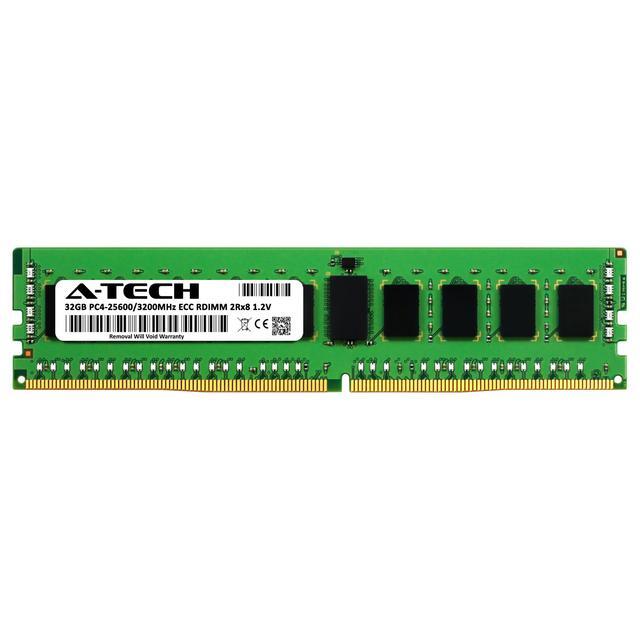 32GB RAM Replacement For Micron MTA18ASF4G72PDZ-3G2 DDR4 3200MHz PC4-25600 ECC RDIMM 2Rx8 Server Memory