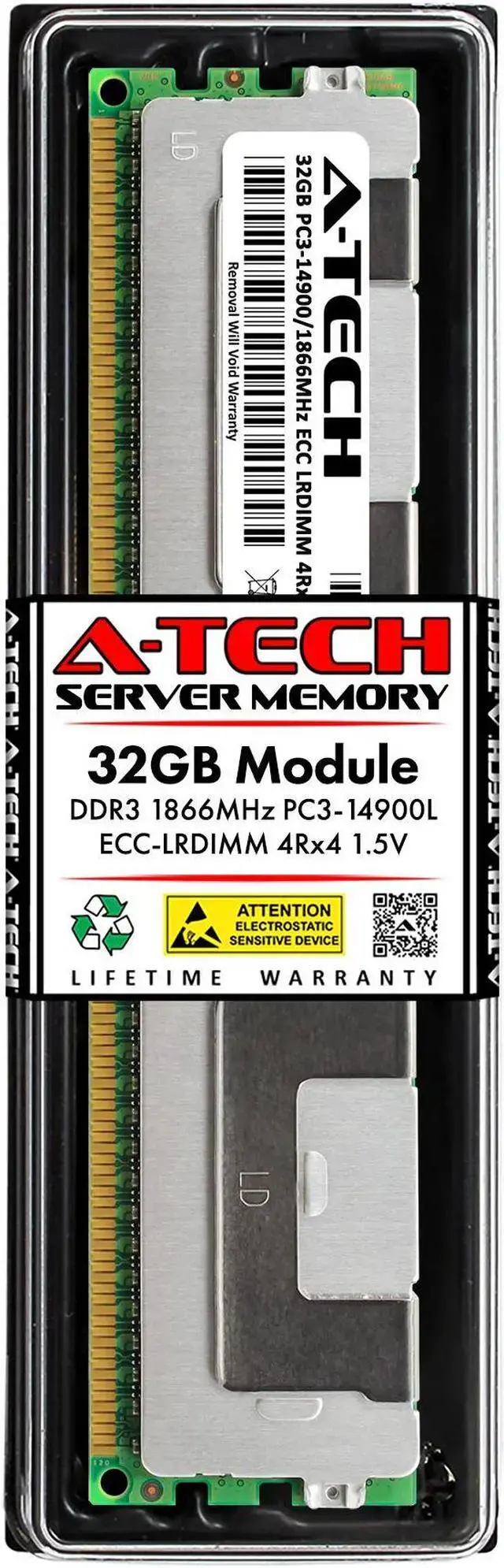 32GB RAM Replacement for Samsung M386B4G70BM0-CMA3 M386B4G70DM0-CMA3 M386B4G70DM0-CMA4 DDR3 1866MHz PC3-14900 ECC LRDIMM 4Rx4 Server Memory