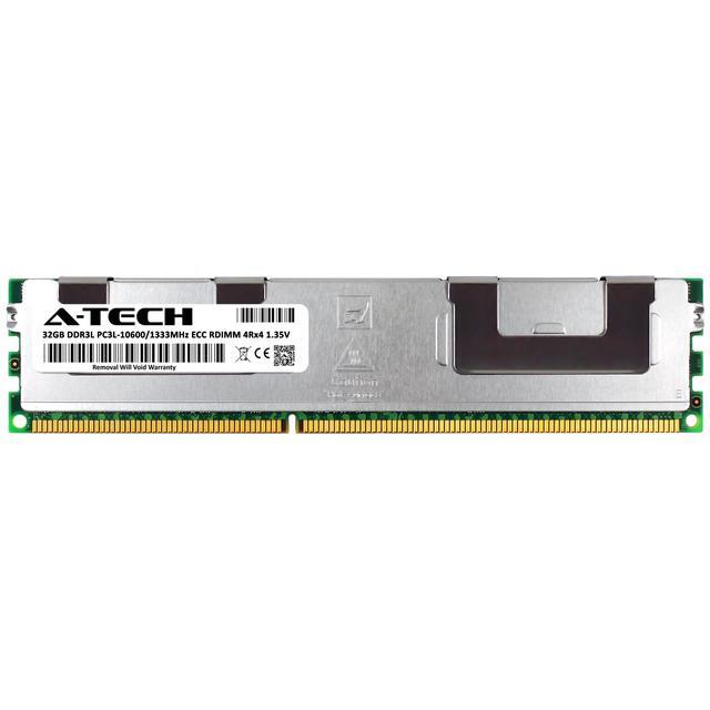 32GB RAM Replacement For Samsung M392B4G70BEB-YH9 M392B4G70DE0-YH9 DDR3 1333MHz PC3-10600 ECC RDIMM 4Rx4 Server Memory
