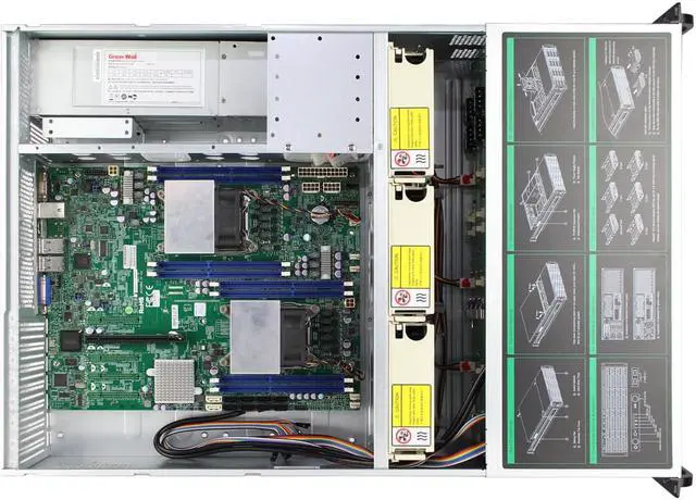 3U hot swappable 16 hard disk 6GB/Expander backplane storage server empty chassis