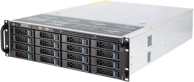 3U hot swappable 16 hard disk 6GB/SAS backplane storage server empty chassis