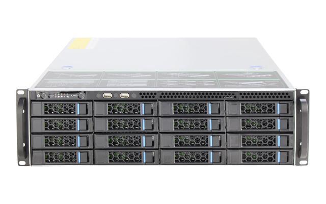 3U Hot Swappable Storage Server 16 Bay 6GB/SAS Backplane For E-ATX Motherboard Empty Chassis