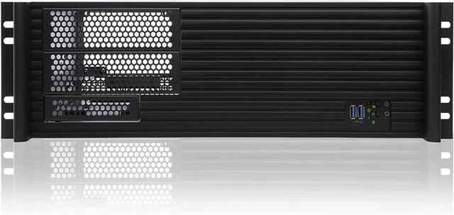 3u Rackmount Server Chassis 2x5.25+1x3.5 Front Bays ATX/mATX/Mini-itx Support Standard ATX PSU With Side 80mm Or Top 120mm Fan