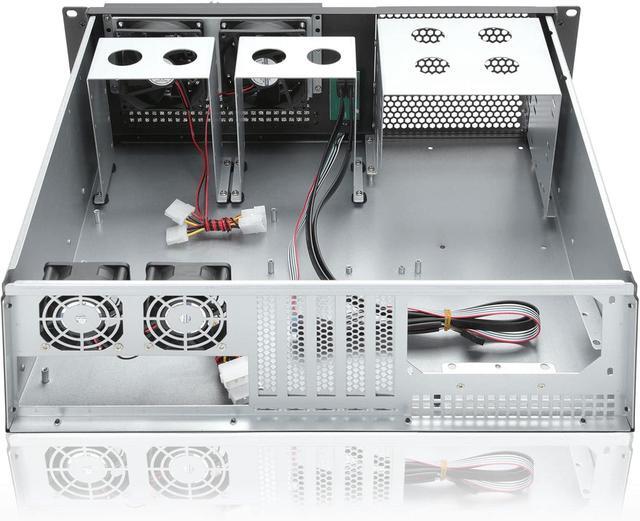3u Rackmount Server Chassis ATX/MATX With 3x5.25 Support PS2 PSU W/Side 80mm Or Bottom 120mm Fan Or SFX PSU Dust Filter Bracket Infront Easy Maintenace
