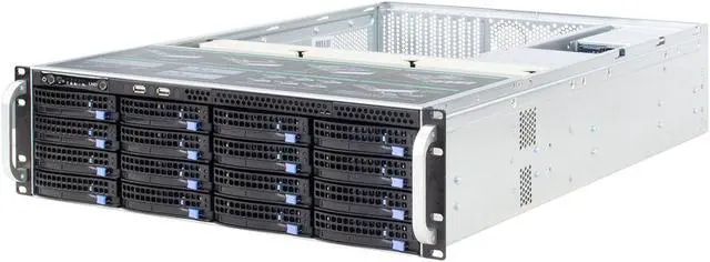 3URackmount Hotswap server Case / equipped with 12Gb / s Expander expansion backplane Mini-sas HD (SFF8643) interface with temperature control with SGPIO with time-sharing start / empty chassis